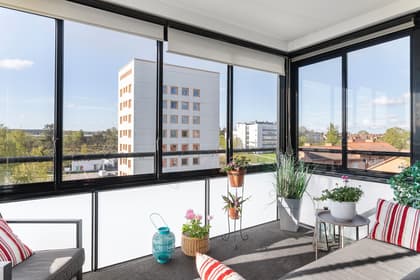 Balkong eller utsiktsbild