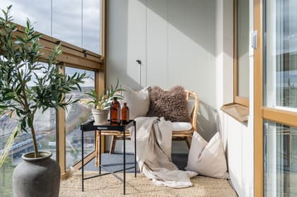 Balkong eller utsiktsbild