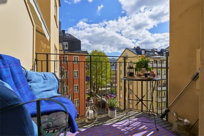 Balkong eller utsiktsbild