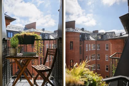 Balkong eller utsiktsbild