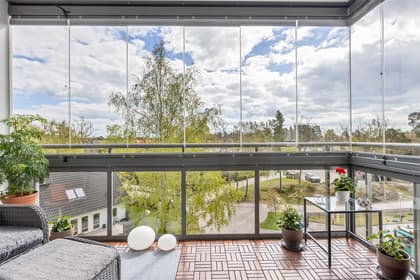 Balkong eller utsiktsbild