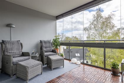 Balkong eller utsiktsbild