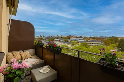 Balkong eller utsiktsbild