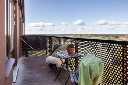 Balkong eller utsiktsbild