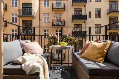 Balkong eller utsiktsbild