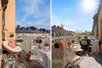 Balkong eller utsiktsbild