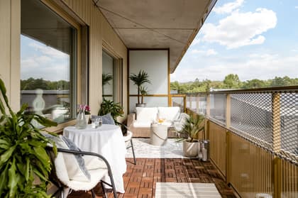 Balkong eller utsiktsbild