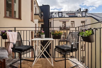 Balkong eller utsiktsbild