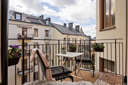 Balkong eller utsiktsbild