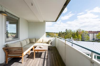 Balkong eller utsiktsbild