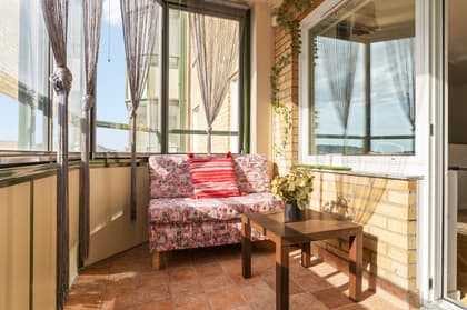 Balkong eller utsiktsbild