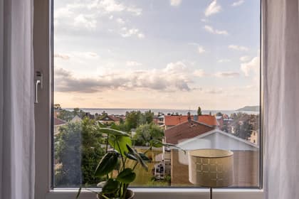 Balkong eller utsiktsbild