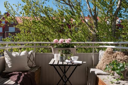 Balkong eller utsiktsbild