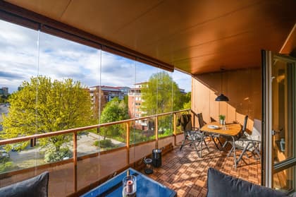 Balkong eller utsiktsbild