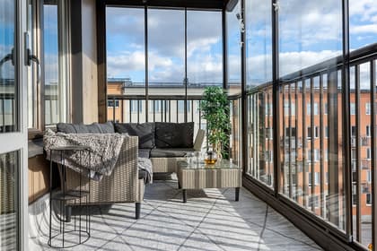 Balkong eller utsiktsbild