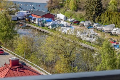 Balkong eller utsiktsbild