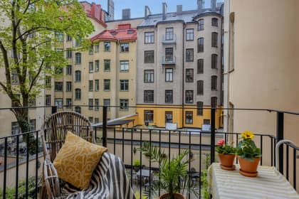 Balkong eller utsiktsbild