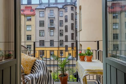 Balkong eller utsiktsbild