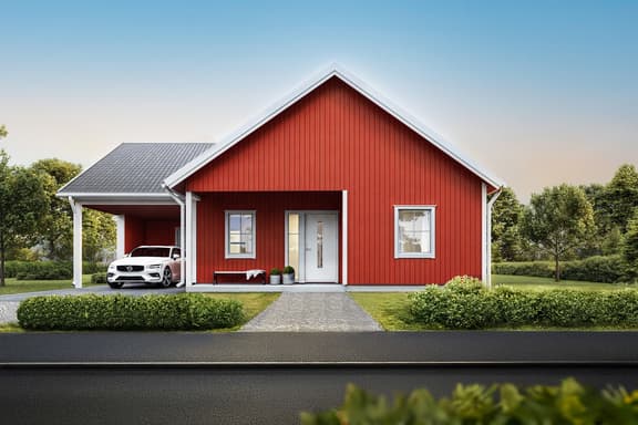 Trädgårdsbyn Enplan Sävarevillan, Lidköping