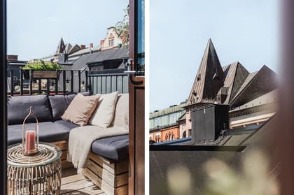 Balkong eller utsiktsbild