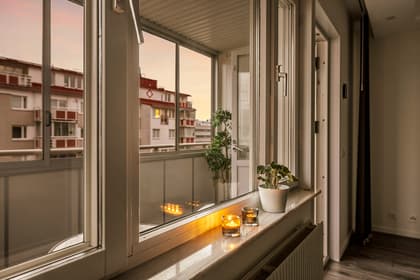 Balkong eller utsiktsbild