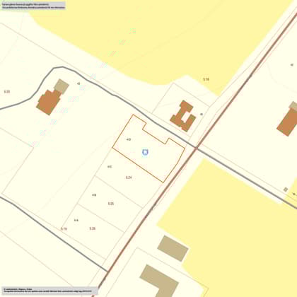 Illustrerad karta över fastigheten eller området