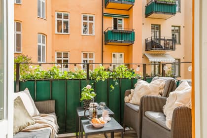 Balkong eller utsiktsbild