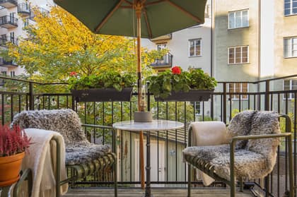 Balkong eller utsiktsbild