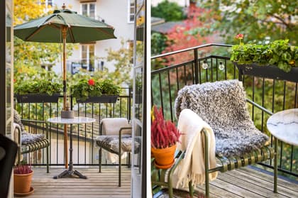 Balkong eller utsiktsbild