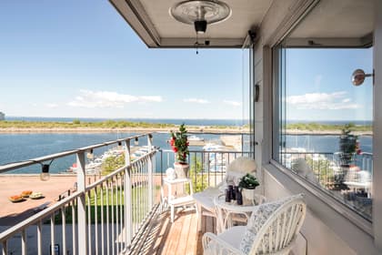 Balkong eller utsiktsbild