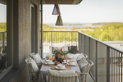 Balkong eller utsiktsbild