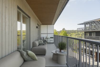 Balkong eller utsiktsbild