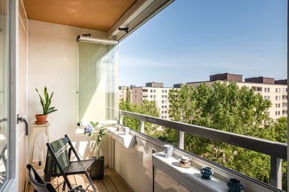 Balkong eller utsiktsbild