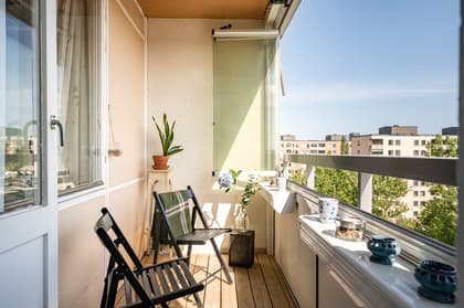 Balkong eller utsiktsbild