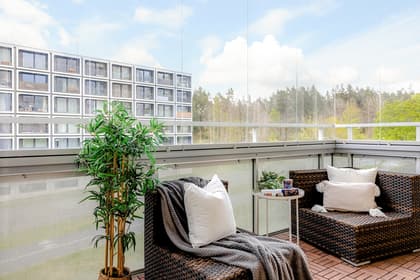 Balkong eller utsiktsbild