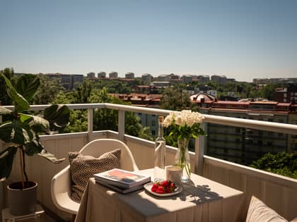 Balkong eller utsiktsbild