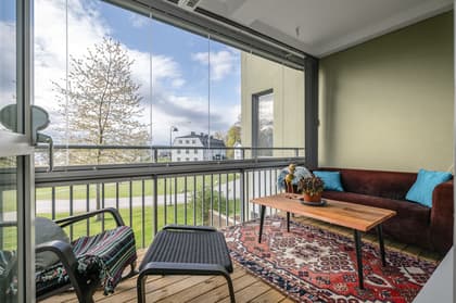 Balkong eller utsiktsbild