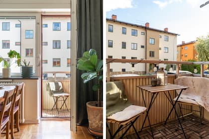 Balkong eller utsiktsbild