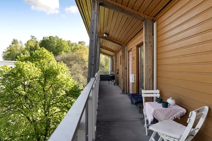 Balkong eller utsiktsbild