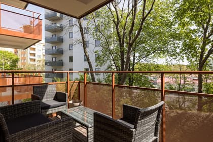 Balkong eller utsiktsbild