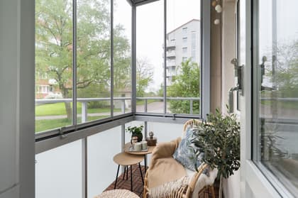 Balkong eller utsiktsbild