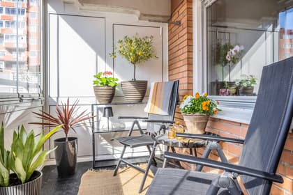 Balkong eller utsiktsbild