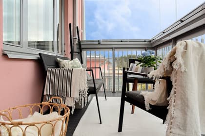 Balkong eller utsiktsbild