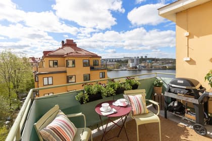 Balkong eller utsiktsbild