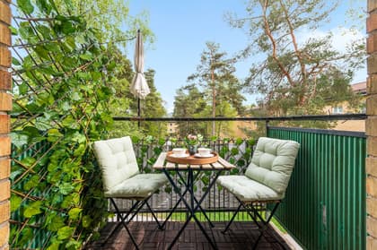 Balkong eller utsiktsbild