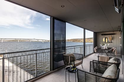 Balkong eller utsiktsbild