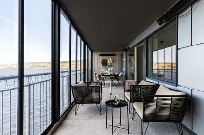 Balkong eller utsiktsbild