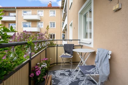 Balkong eller utsiktsbild