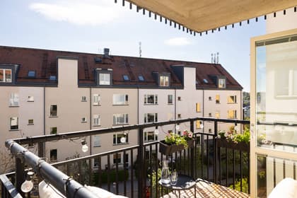 Balkong eller utsiktsbild