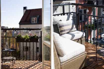 Balkong eller utsiktsbild